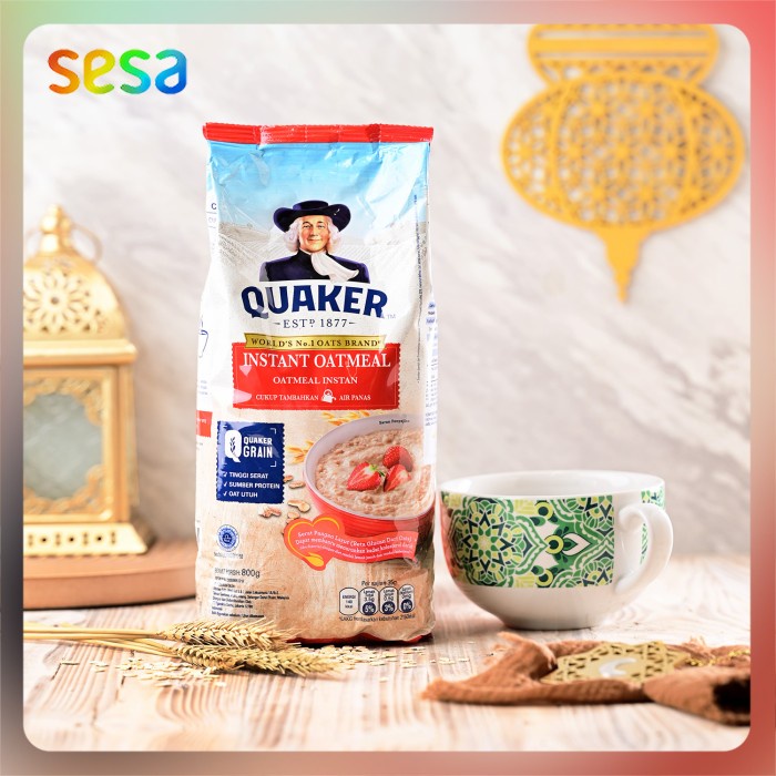 

[BISA COD] Quaker Instant Oatmeal 800 g
