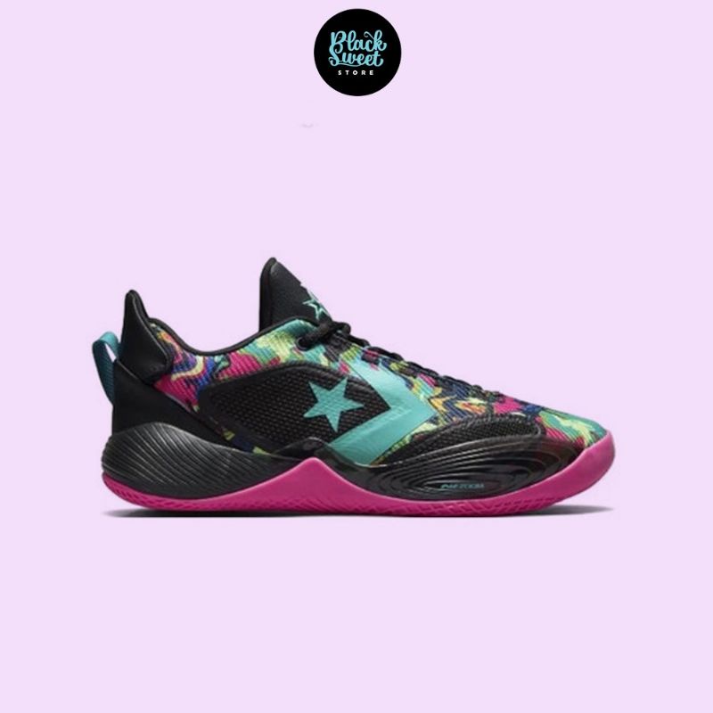 SEPATU BASKET CONVERSE ALL STAR BB SHIFT BLACK PINK TEAL