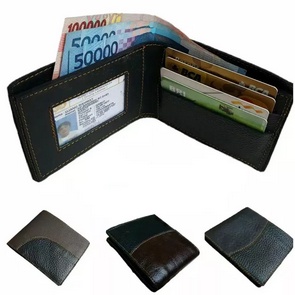 DOMPET LIPAT DUA KULIT ASLI TERMURAH