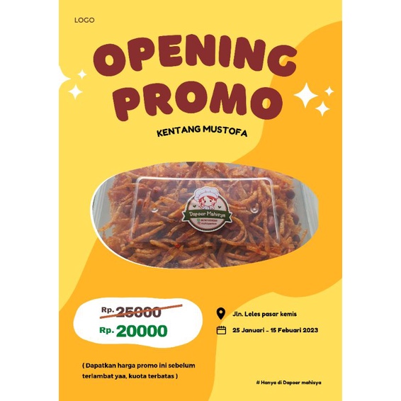 

BEST SELLER !!! KENTANG MUSTOFA KACANG BOX 650 ML