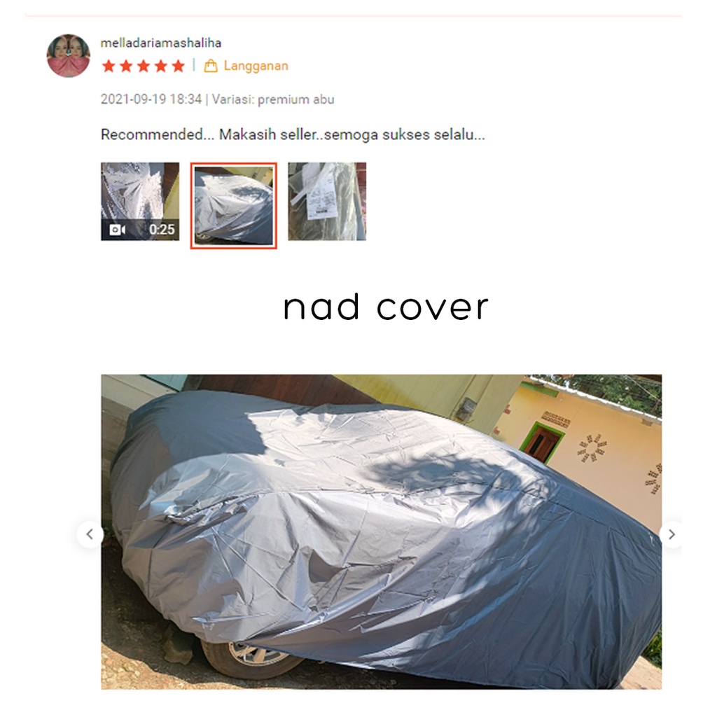 Body Cover Mobil Splash Sarung Mobil Splash Warna Tipe Reguler Hemat Termurah