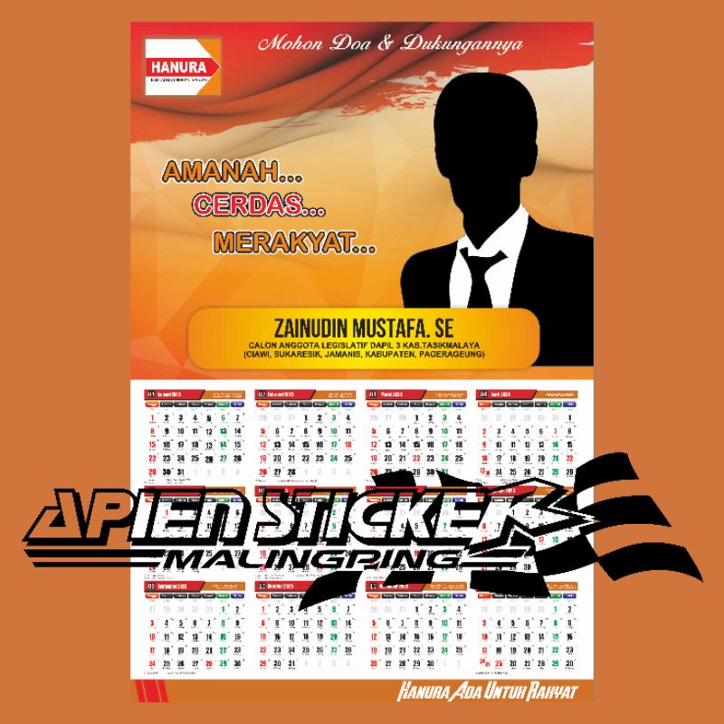 

KALENDER DINDING CUSTOM / WALL CALENDAR CUSTOM