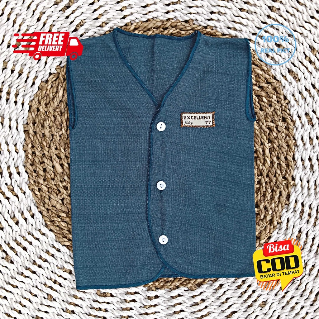Baju Bayi Tangan Kutung Size 0 - 3 Bulan SNI EXCELLENT 77 - EARTH SERIES COLOR