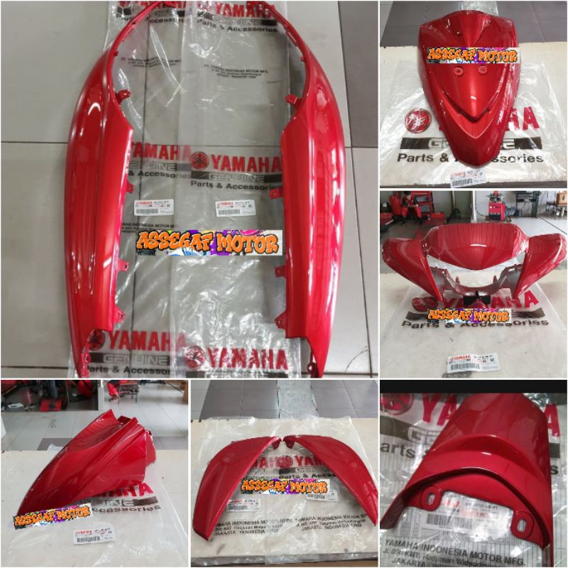 COVER FULL BODY HALUS SET MIO J MERAH ASLI ORIGINAL YGP