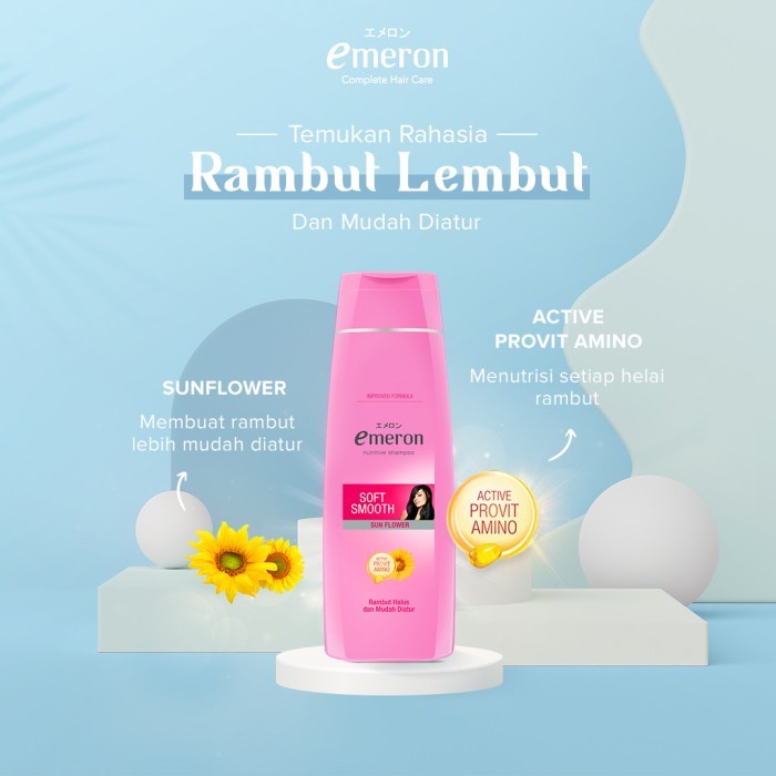 Emeron Shampoo Soft And Smooth 340 Ml