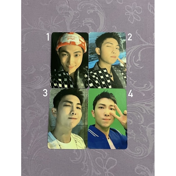 READY INA DICON 102 BTS RM Selca Photocard