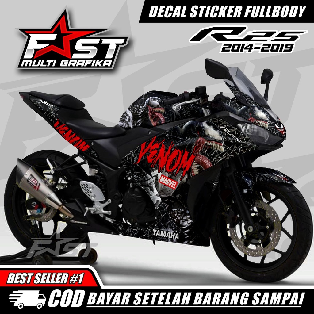 BISA COD Decal Stiker R25 Fullbody Stiker Variasi R25 Decal Stiker R25 Fullbody keren