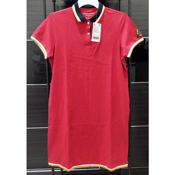 Dress Merah Imlek Christmas Polo Giordano Original Red Size L