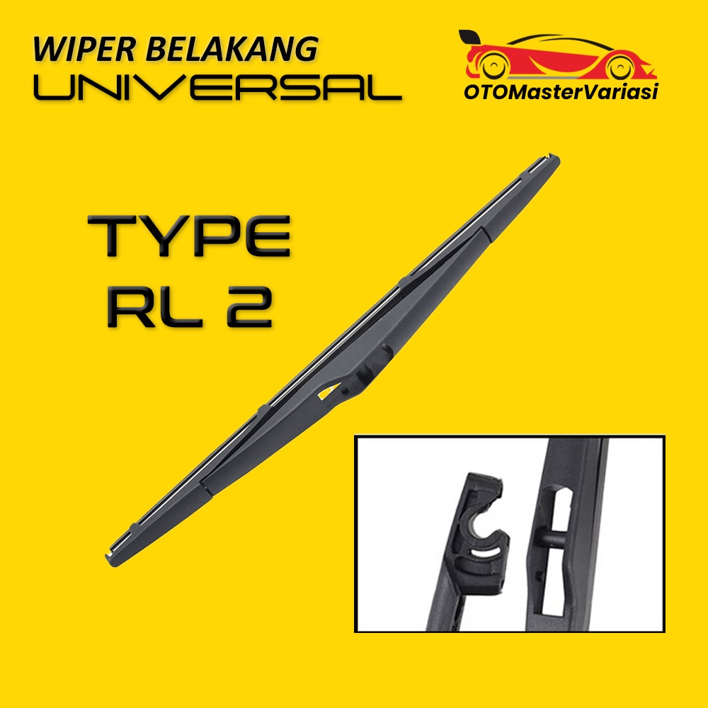 Wiper Belakang Terios Rear Wiper Blade 12 inch Type Rock Lock 2