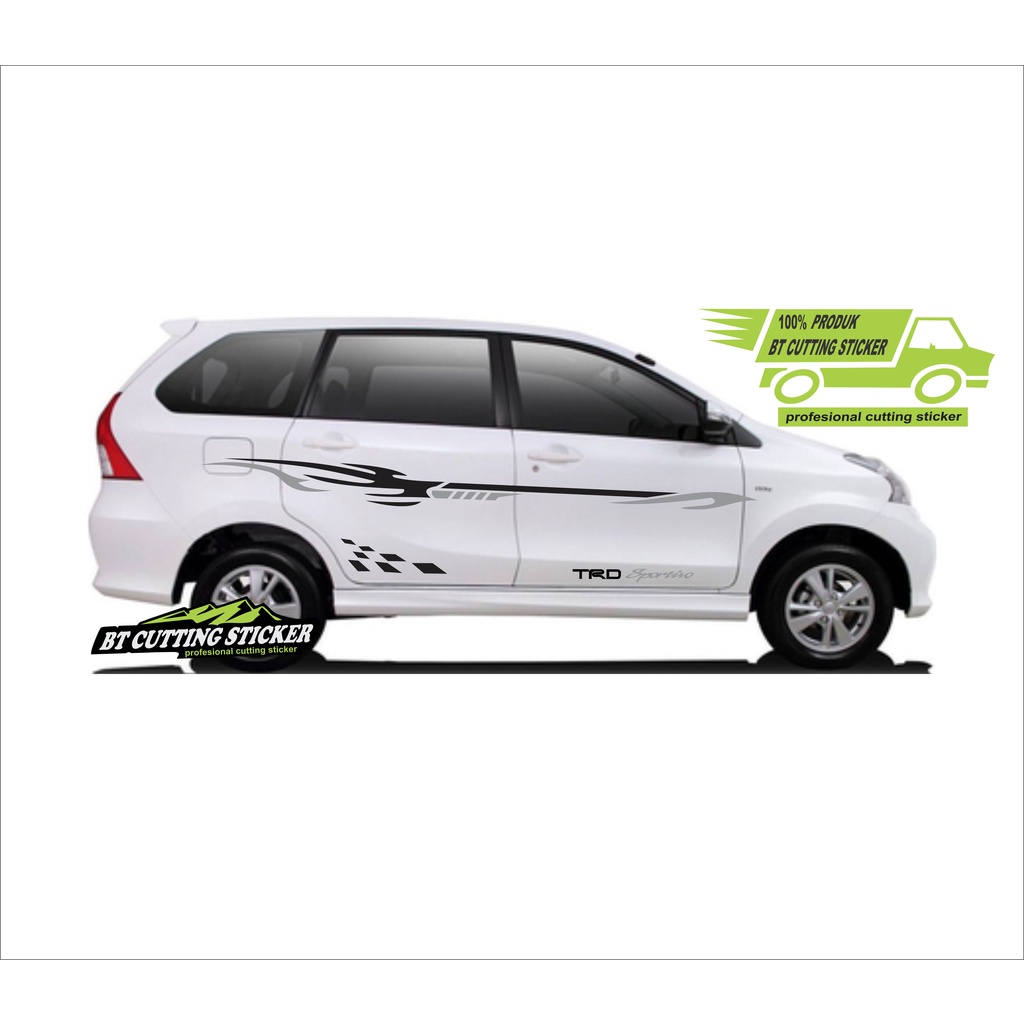 Mikhaeladsport Sticker Mobil Toyota Avanza Stiker Avanza Stiker Mobil Avanza Sticker Variasi Mobil