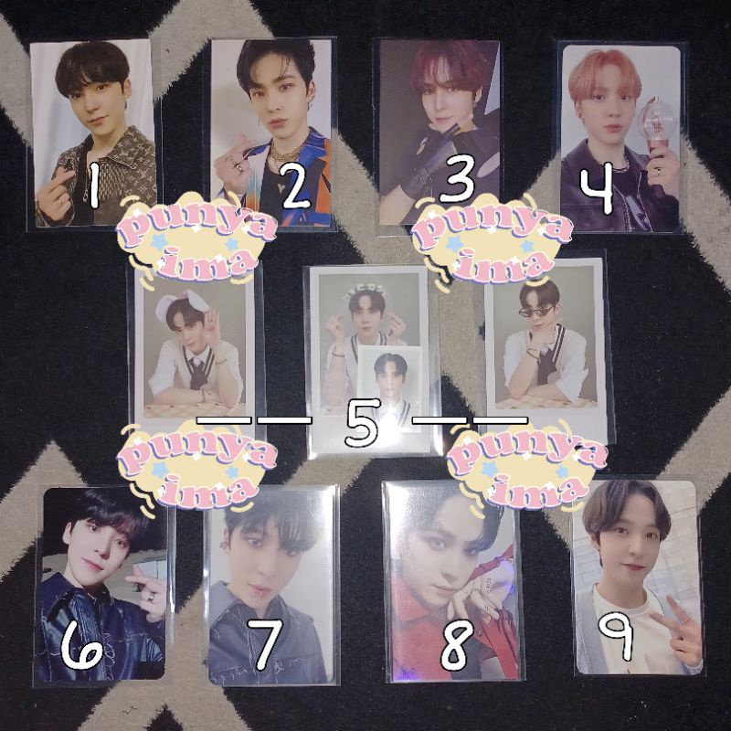 Official Photocard PC Yunho ATEEZ Album Ep 1 All to Zero Ep 2 Zero to One Ep 3 One to All Epilogue A