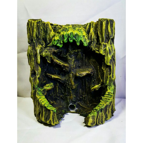 hiasan aquarium waterfall pasir terjun aquascape accesories tebing curug dekorasi akuarium