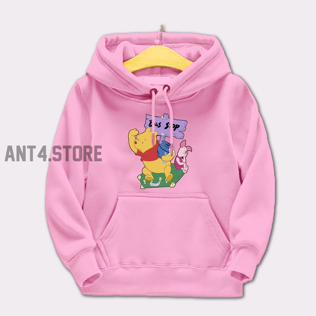 Hoodie Anak Perempuan Sweater anak Usia 2 - 12 Tahun Jaket Anak Perempuan Wini The Pooh