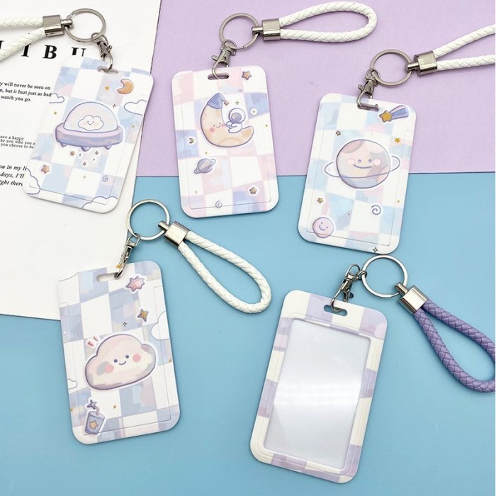 

Tag Holder Photocard Id Card Holder Kotak2 Cute Illustration Dan Gantungan