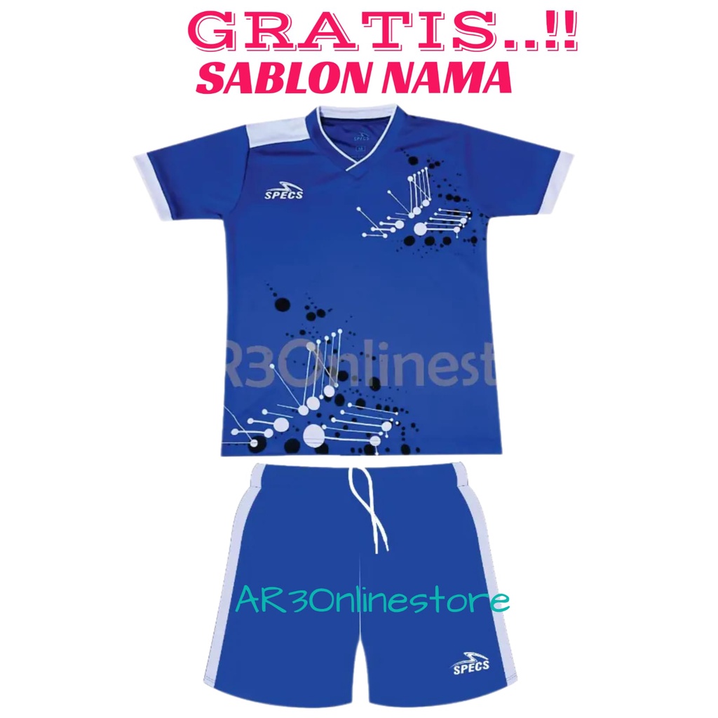 ( FREE SABLON NAMA ) Baju olahraga anak laki/perempuan baju bola futsal sepak bola badminton bulutangkis voli tenis terbaru