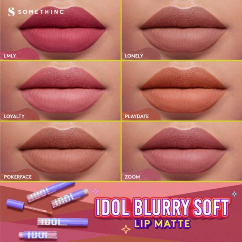 Somethinc idol blurry soft lip matte