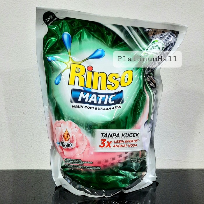 Dete Rinso Matic Cair Bukaan Atas 1.6L/ Rinso Matic Cair Bukaan Depan 1.35L