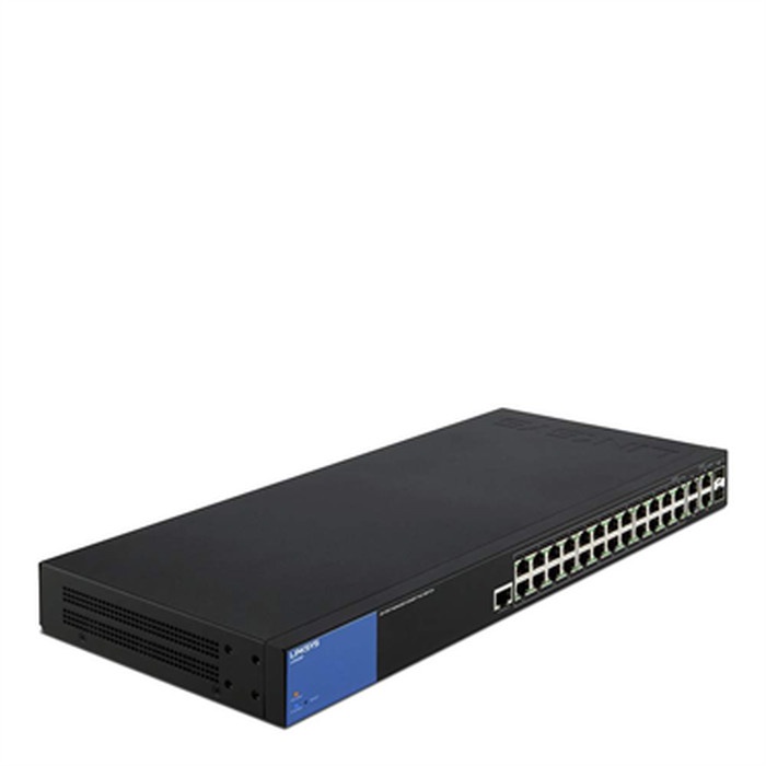 Linksys LGS528P-AP, 28-Port Managed Business Gigabit POE+ SwitT