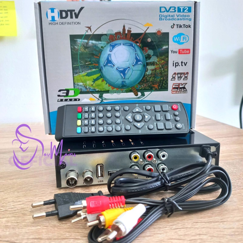 STB Set Top Box Penangkap Penguat Sinyal TV Digital Tabung Analog LED Ori Original SNI Full HD Untuk Semua TV Ke Digital Support WIFI Youtube TikTok Set To Setop Box Harga Murah Lengkap Bergaransi DVB T2