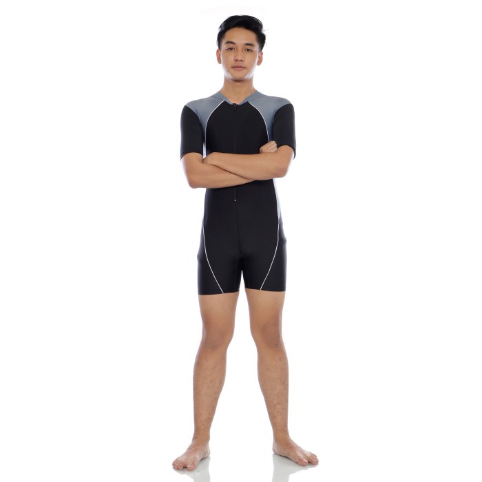 BAJU RENANAG DIVING POLOS LENGAN PENDEK ( UNUSEX ) NB008