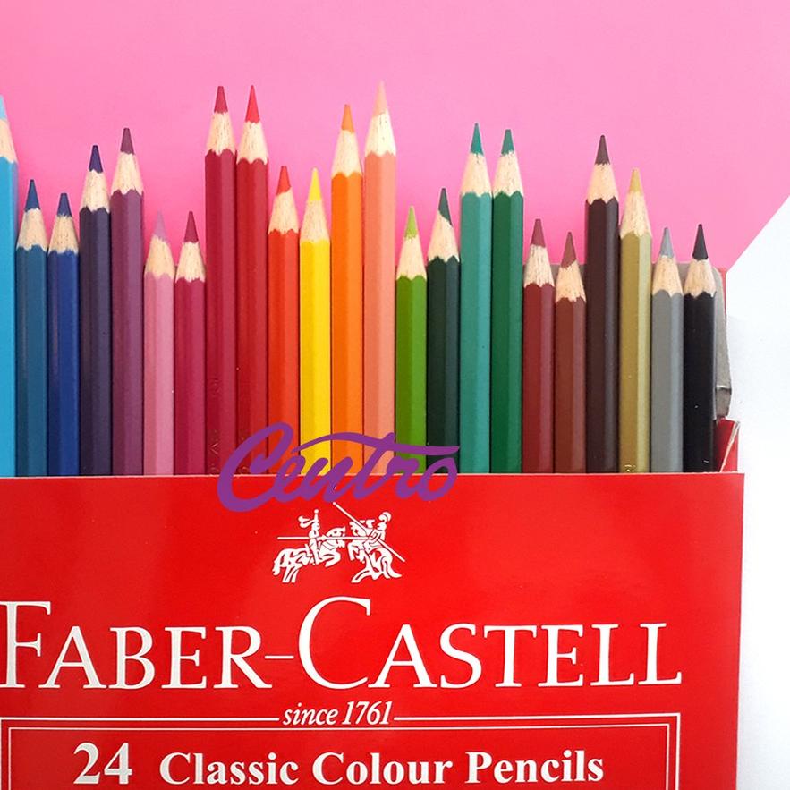 

ヤマ FABER CASTELL 24 CLASSIC COLOUR PENCILS Terbaru