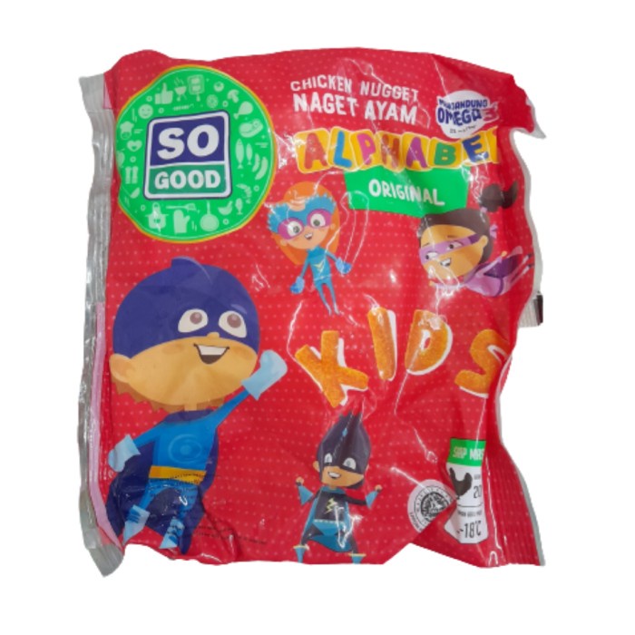 

So Good Chicken Nugget Alphabet Original 200 gr