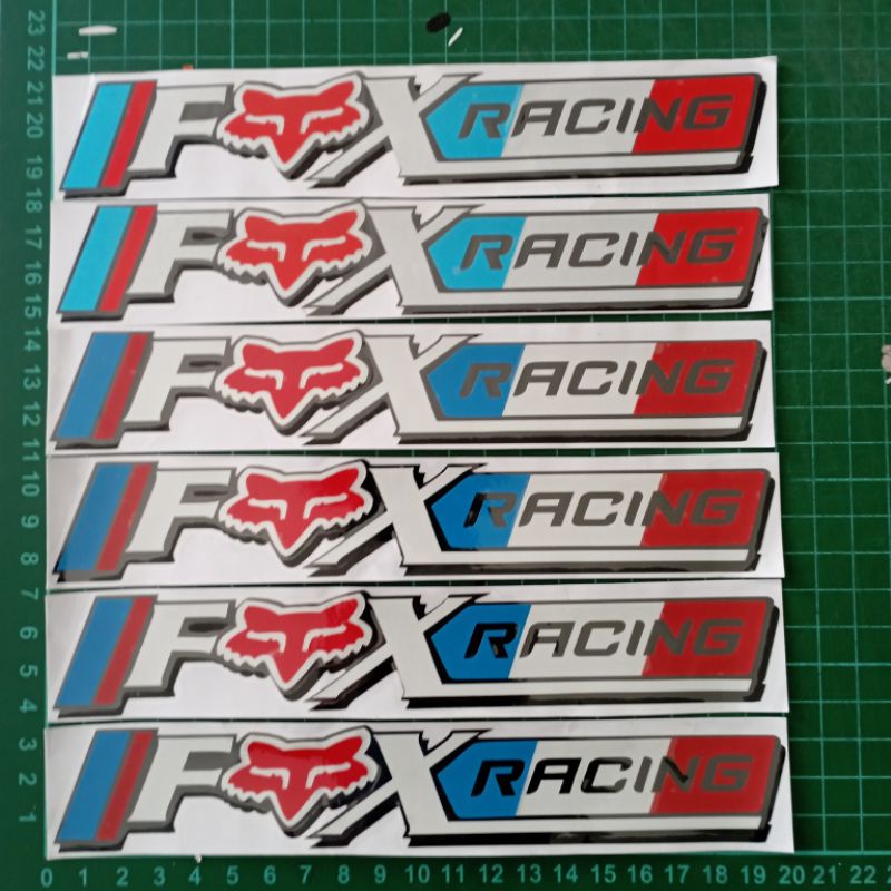 Stiker Cutting Fox Racing