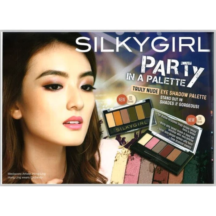 SILKYGIRL Truly Nude Eyeshadow Palette 03 Sandy