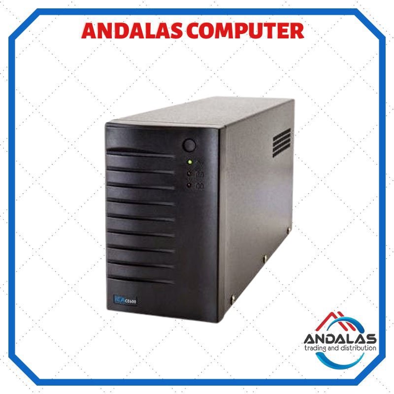 UPS STAVOLT ICA CE600 PENYIMPANAN DAYA 600VA 300Watt AKI BATTERY KOMPUTER