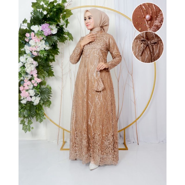 Gamis Ratu Jannah / Kebaya Modern / Gamis Kebaya / Gamis Pesta Mewah / Gamis /Kebaya Kondangan