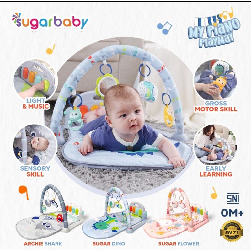 Spacebaby Playmat Bayi SB 8013/SB 8017/Karpet Lipat Bayi/Matras Bayi/Playgym Piano Bayi
