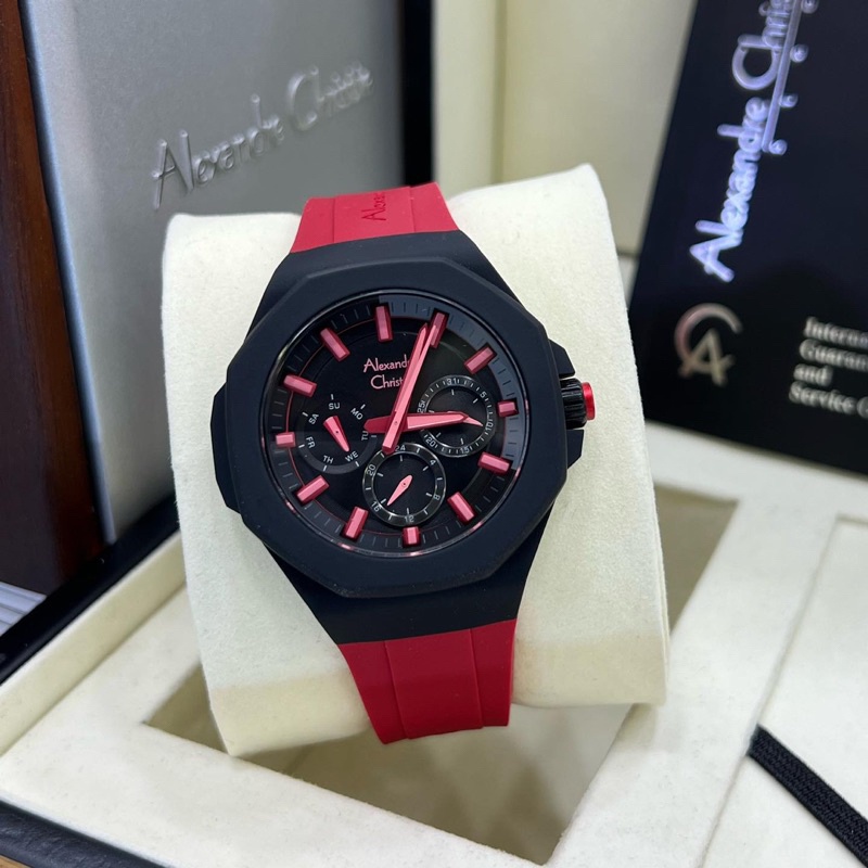 jam tangan wanita Ac 6590 Bf Rubber Original garansi resmi 1 tahun