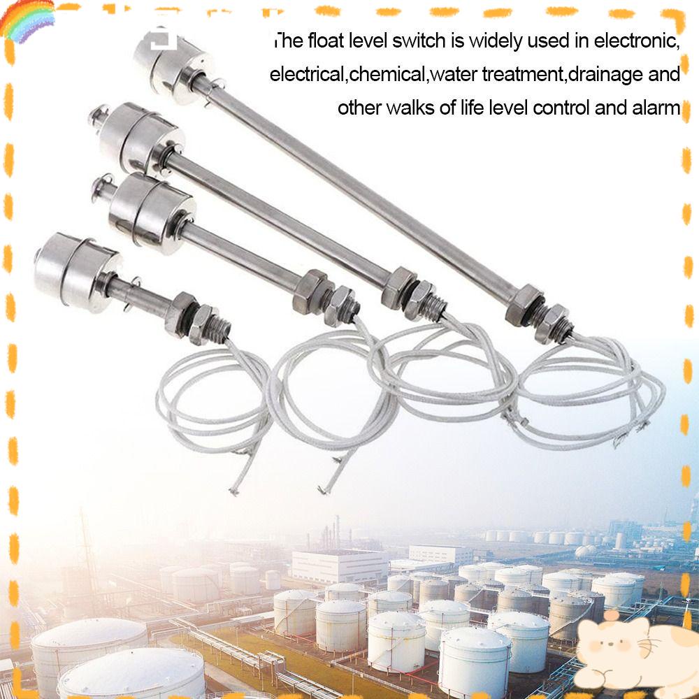 Solighter Float Switch Presisi Tinggi Stainless Steel Water Level Controller Double Ball