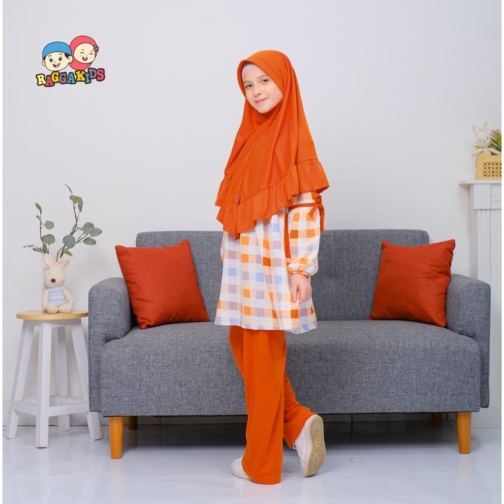 One Set Tunik Raggakids RT04 Setelan Tunik dan celana umur 1 - 14 tahun Tunik anak - remaja