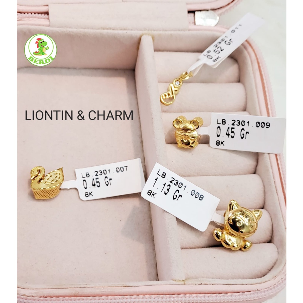 Charm liontin ringan murah kadar 375 8k