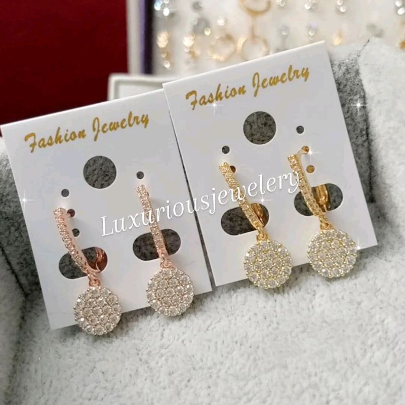 Anting mewah premium model juntai