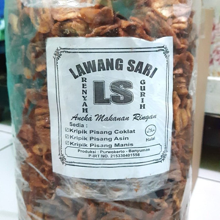 

KERIPIK- KERIPIK PISANG MANIS OVEN KERING 250 GRAM -KERIPIK