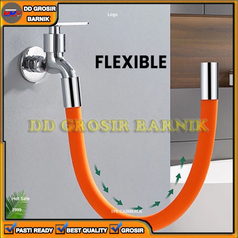 [DGB] SAMBUNGAN KRAN SELANG AIR FLEKSIBLE FLEXIBLE UNIVERSAL 20CM 20 CM 360 DERAJAT