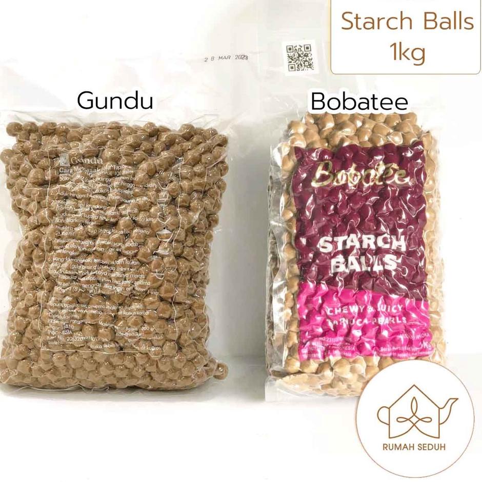 

Ready Stok 1kg Boba Starch Balls Bubble Tea - Tapioca Black Pearl Mutiara Bobatee Gundu - Bola Tapioka Mutiara Tea Time