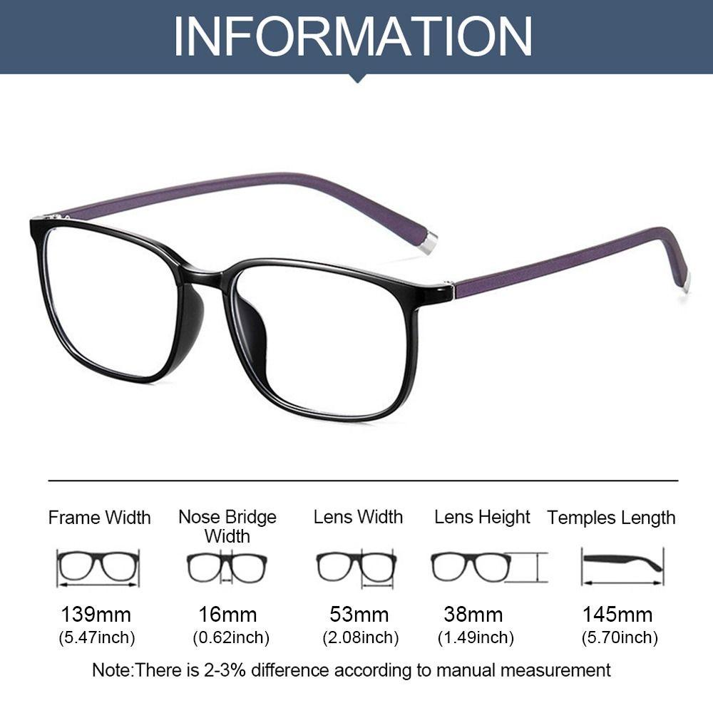 R-flower Anti-Blue Light Kacamata Pria Wanita Tahan Lama Pelindung Mata Ultra Light Frame