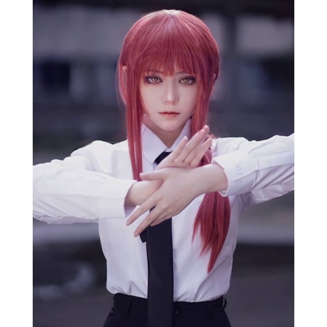 KOSTUM COSPLAY MAKIMA CHAINSAW MAN