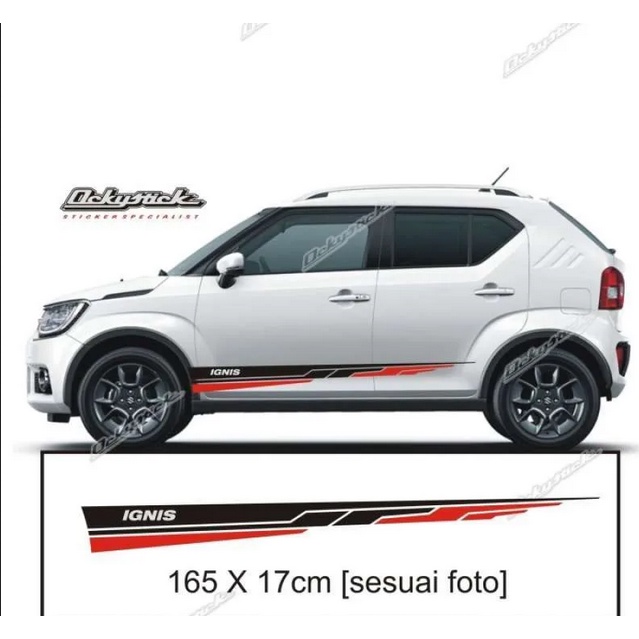 hidayah sticker cutting sticker IGNIS striping body stiker mobil Stiker Suzuki Ignis Keren stiker un