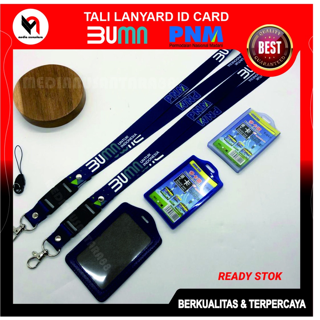 

Tali PNM BUMN tali idcard PNM bumn / lanyard PNM BUMN ready bisa ecer