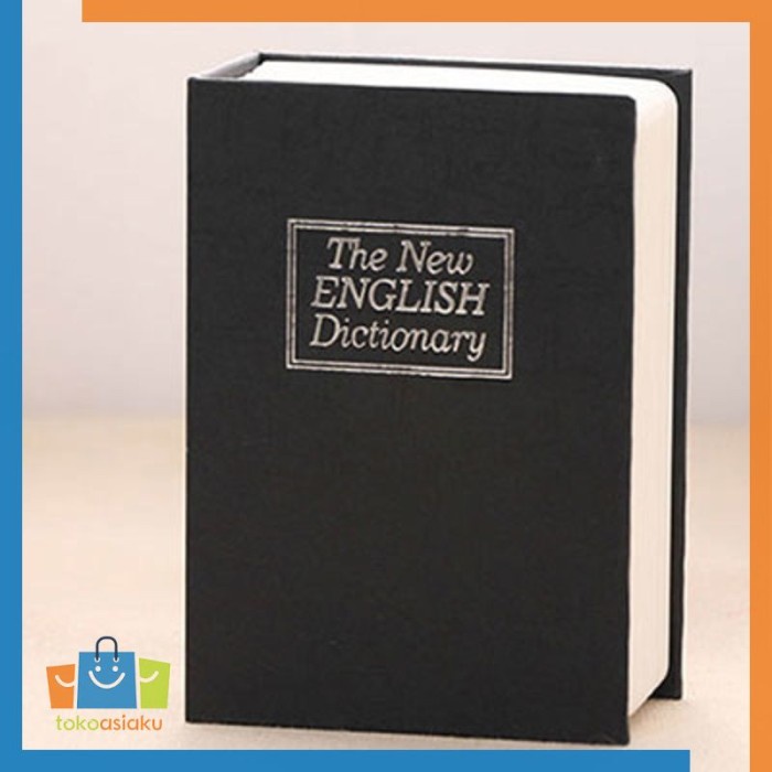 Jual Safe Deposit Box Kotak Penyimpan Model Buku Kamus 265 x 200 x 65