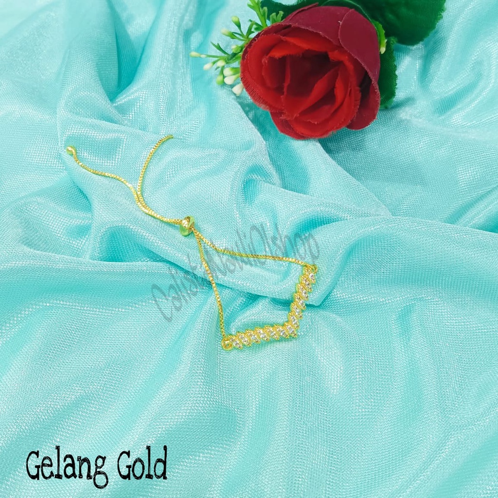 SET KALUNG PADI FUJI GOLD PERHIASAN EMAS KOREA