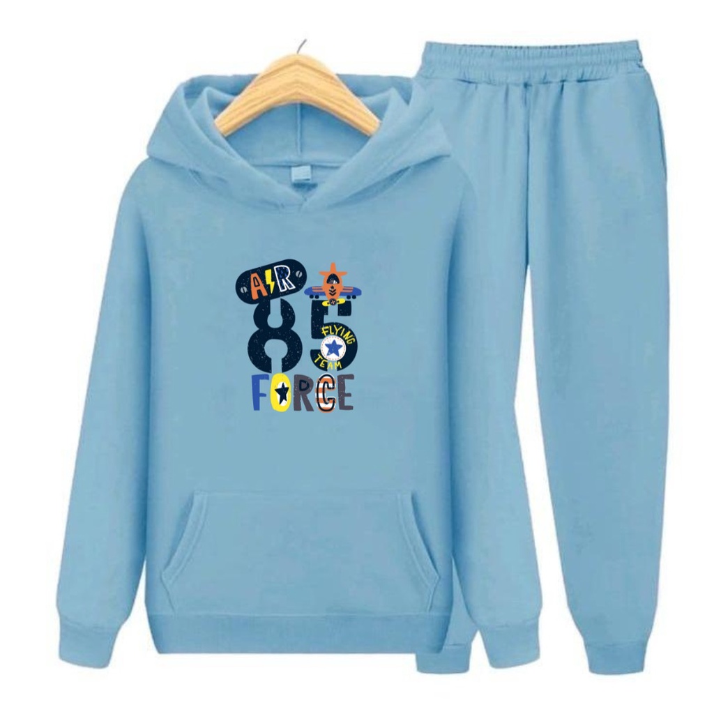 Setelan Anak 85 Air Force Sweater Hoodie Size S, M , XL, XXL