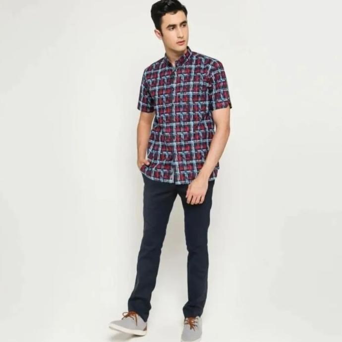 KEMEJA ORIGINAL PRIA DEWASA SALT N PEPPER SS SHIRT FASHION