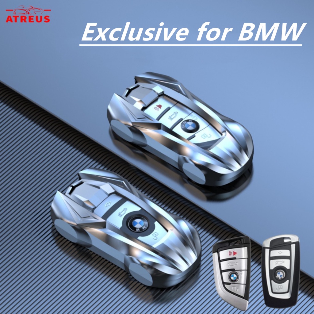 1set Casing Kunci Gaya Mobil Sport BMW Zinc alloy Cover Untuk E36 E46 E30 E90 F10 F30 E39 E60 X1 E84 F48 F25 X3 E83 X5 F15