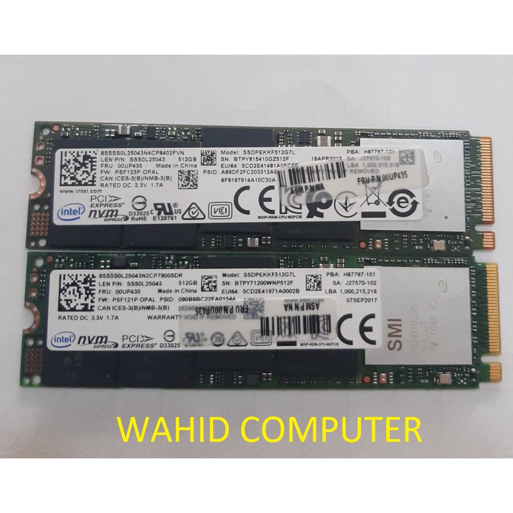 ssd 512gb nvme samsung dan intel