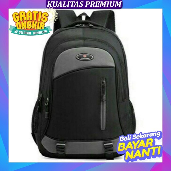 Tas Ransel Body Pack Backpacker Skolah Sekolah Mahasiswa Guru Kuliah Pria Wanita Laki Laki Laki2 Cew